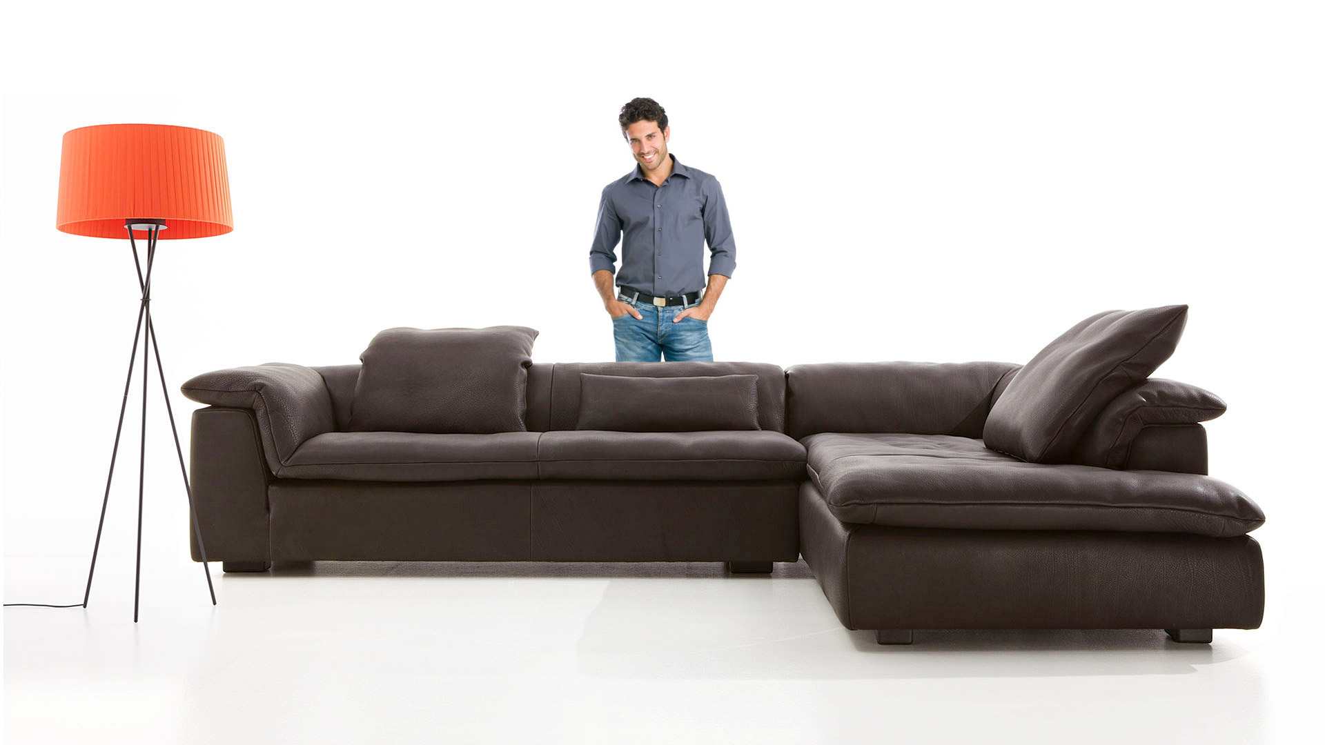 winkelförmiges Sofa 330 x 180 cm
